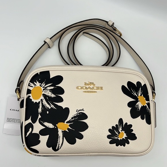 Coach Handbags - Coach Jamie Camera Bag With Floral Print Chalk Multi
